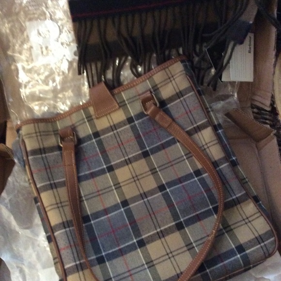 Barbour Dress Tartan Bag - Picture 3 of 5